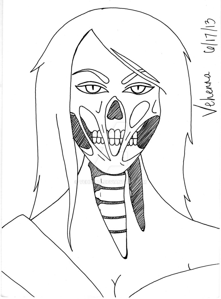 770x1038 Zombie Girl By Vehenna