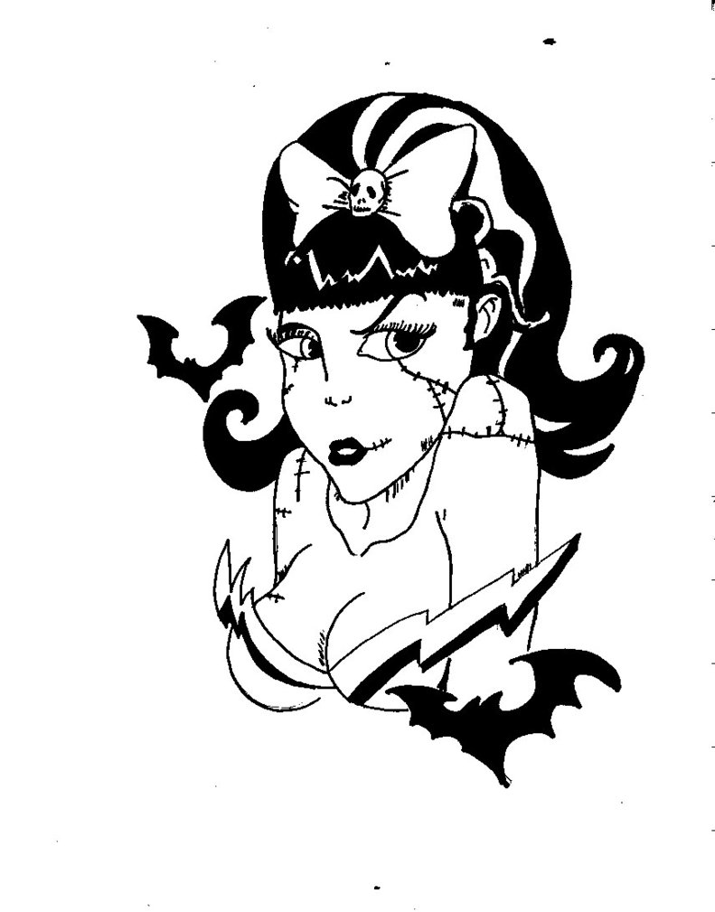 791x1009 Zombie Girl By Graveflower2007