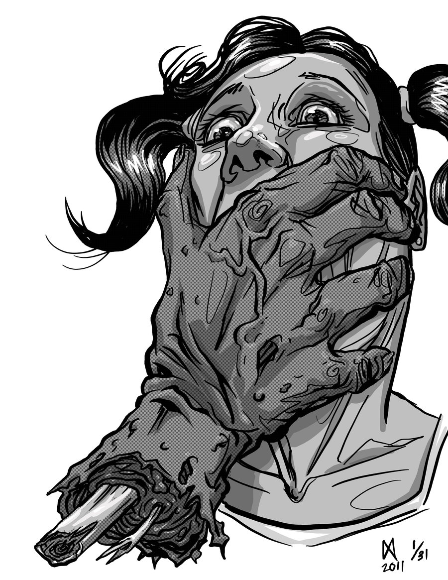 900x1165 Zombie Hand By Quasilucid