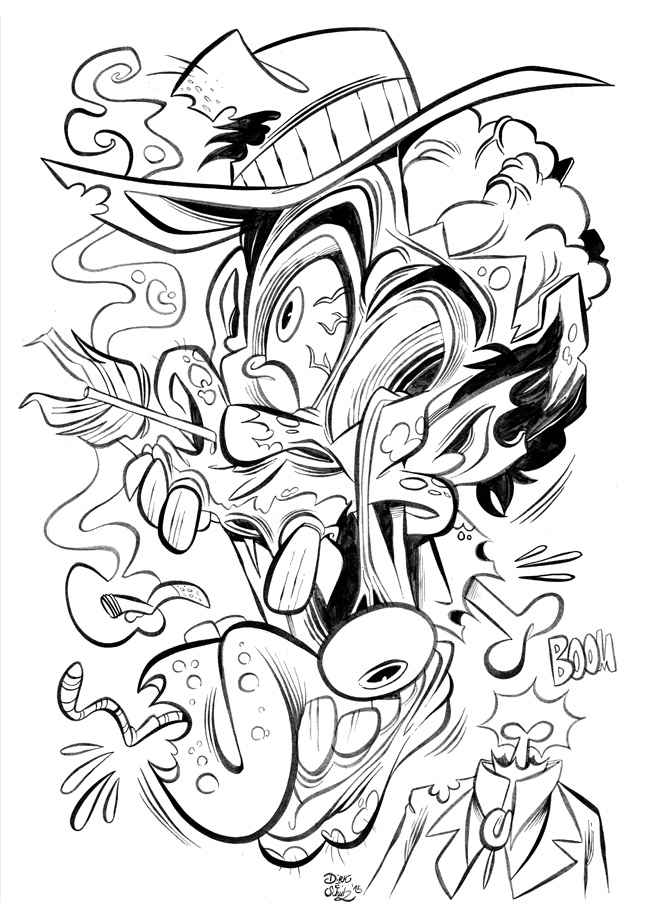 645x917 Zombie Head By Themrock