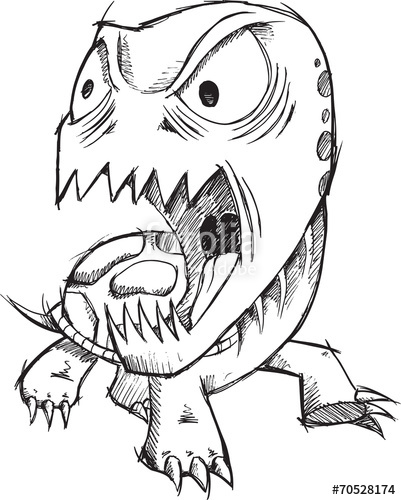 401x500 Insane Zombie Doodle Turtle Vector Art Stock Image And Royalty