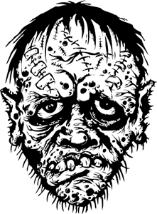 221x300 Zombie Logo Vector (.eps) Free Download