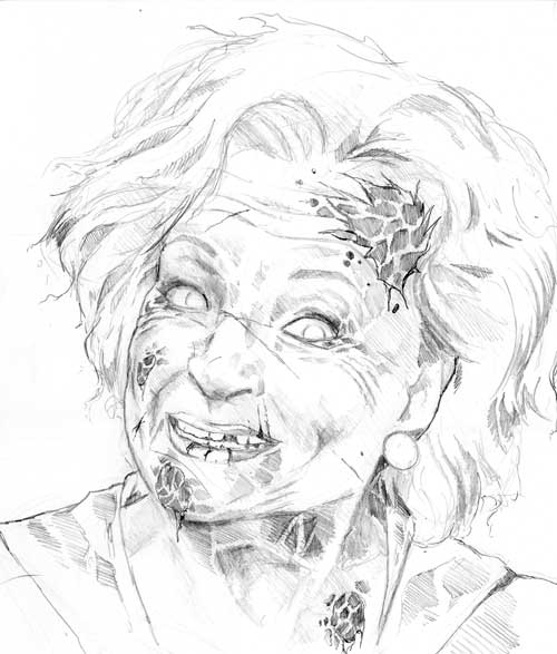 500x587 Betty White Zombie