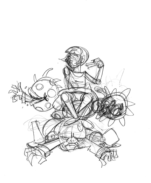 609x737 Plants Vs Zombies Watercolors Patrice