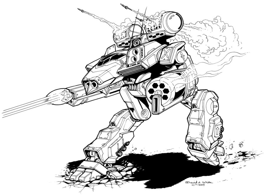 900x667 Asmodeus Inked Drawing By Mecha Zone