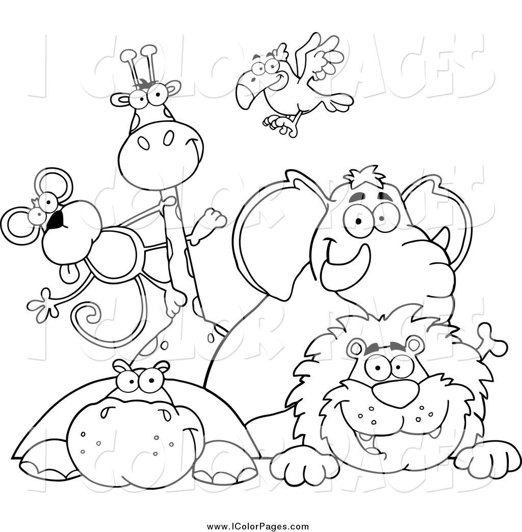 1024x1044 Best Zoo Animal Coloring Pages Image Unknown Resolutions High