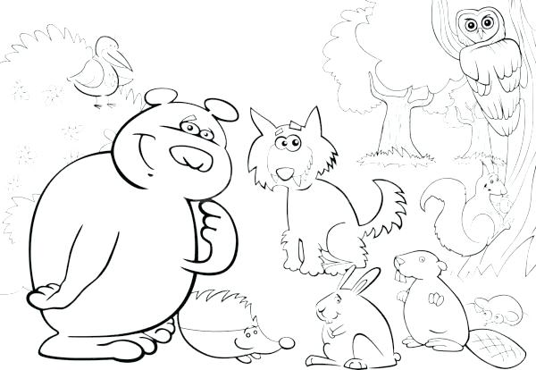 600x414 Zoo Animals Coloring Book Plus Zoo Coloring Sheet Free Printable