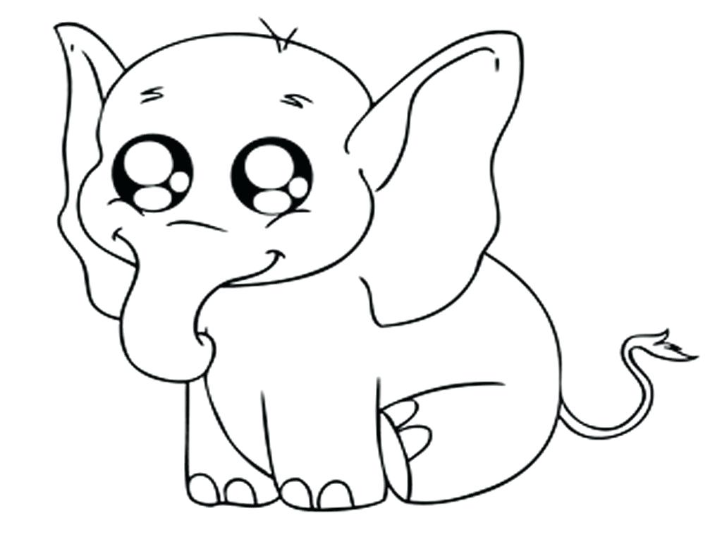 1024x768 Coloring Baby Zoo Animal Coloring Pages Preschool Elephant