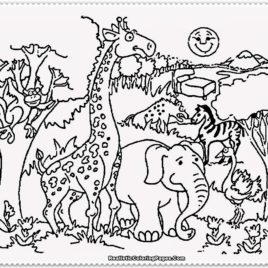 268x268 Coloring Page Zoo Kids Drawing And Coloring Pages