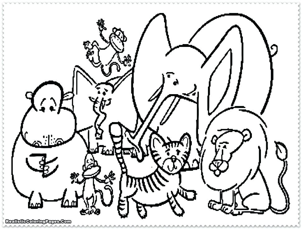 970x737 Europe Coloring Page Large Size Of Pictures Zoo Animals Kids