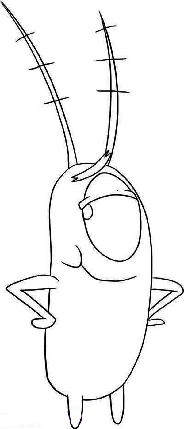 600x1395 Plankton Coloring Page Coloring Page For Kids