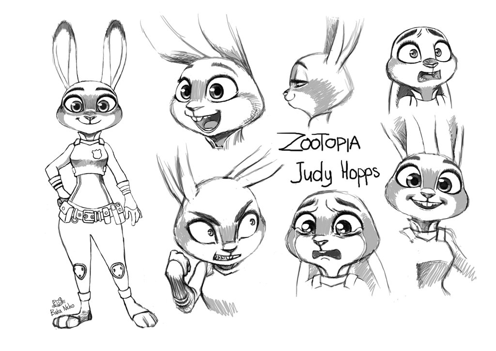 1024x724 Zootopia Judy Hopps By Paper