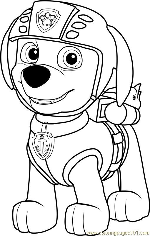 510x800 Zuma Coloring Page