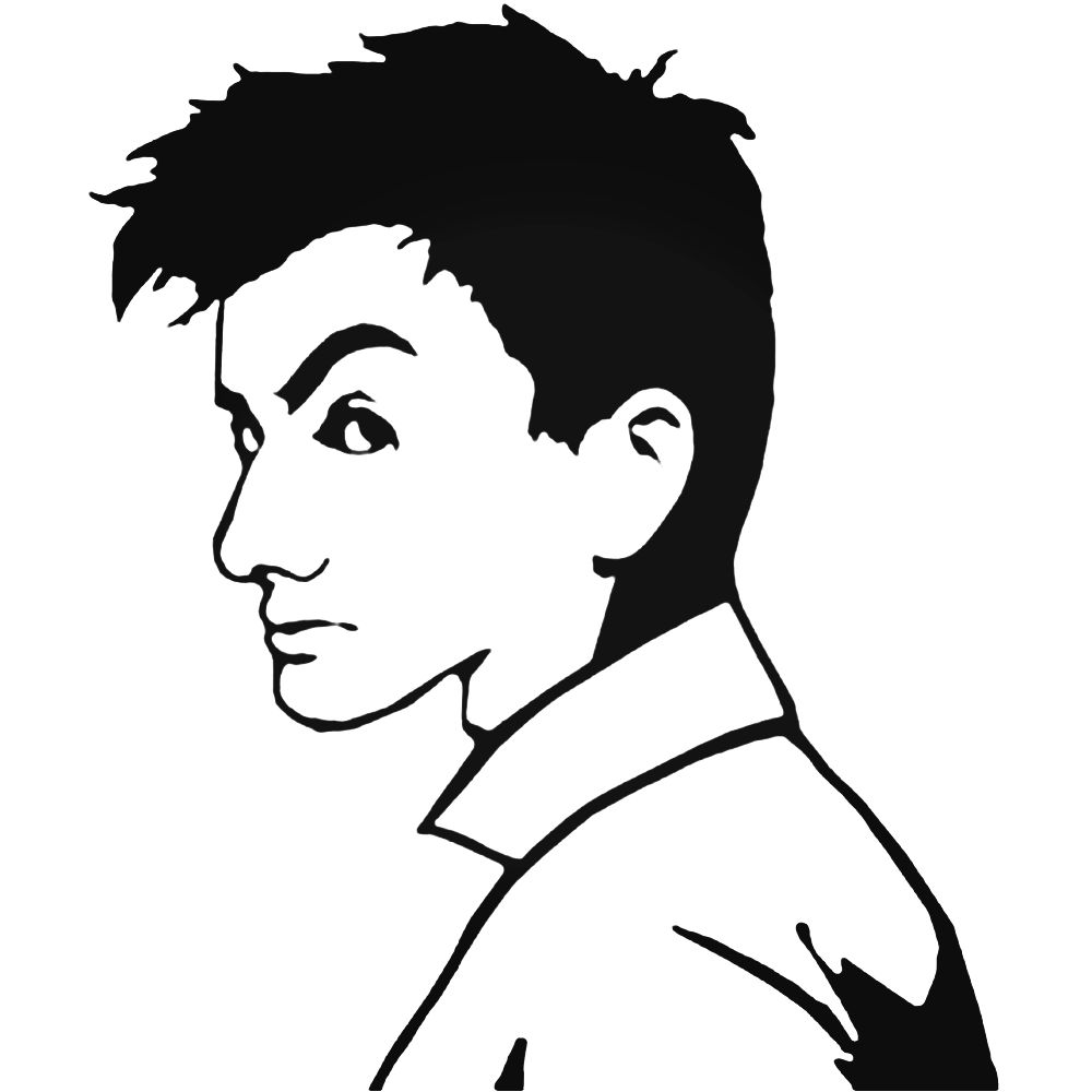1000x1000 Doctor Who The Eleventh Doctor Vinyl Decal Eleventh Doctor