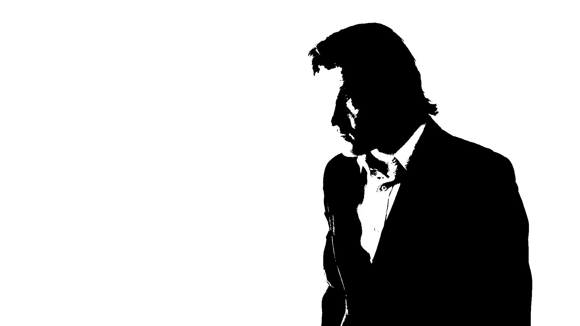 1920x1080 Silhouette Of Man Walking And Aiming His Gun Stock Video Footage