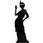 150x150 Flapper Girl Silhouette