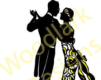 340x270 Silhouette Of Gatsby Etsy