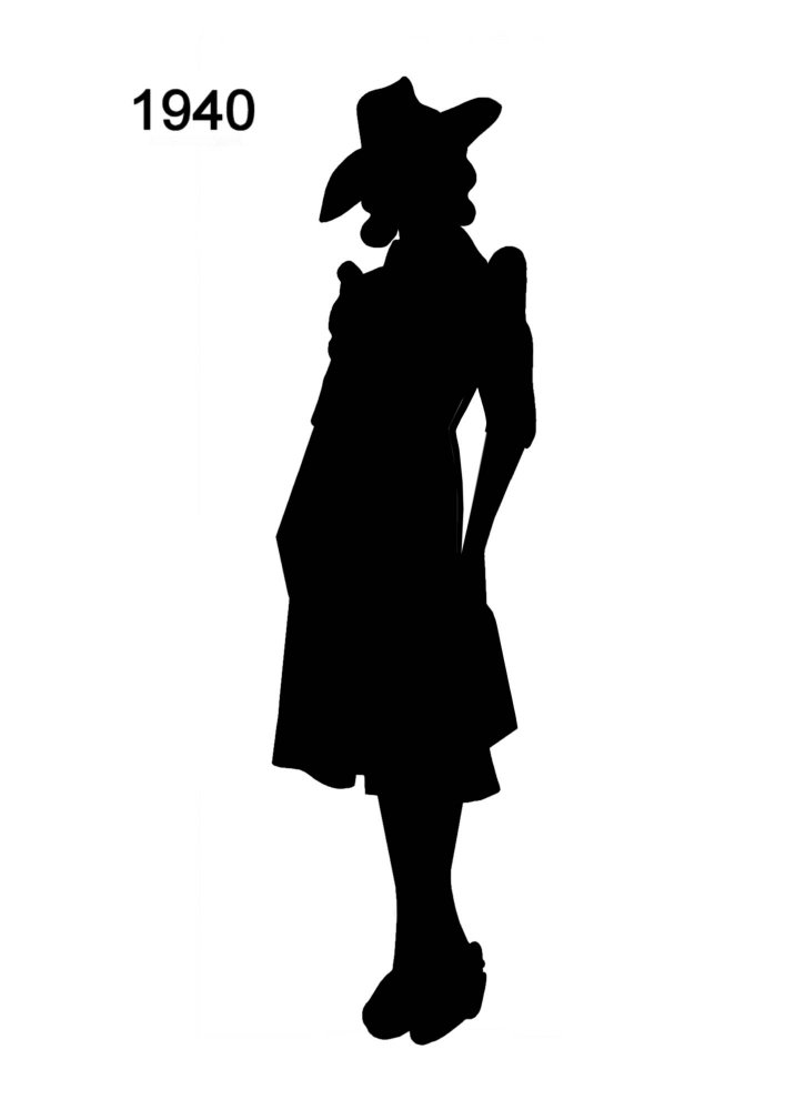 1950s Silhouette at GetDrawings | Free download