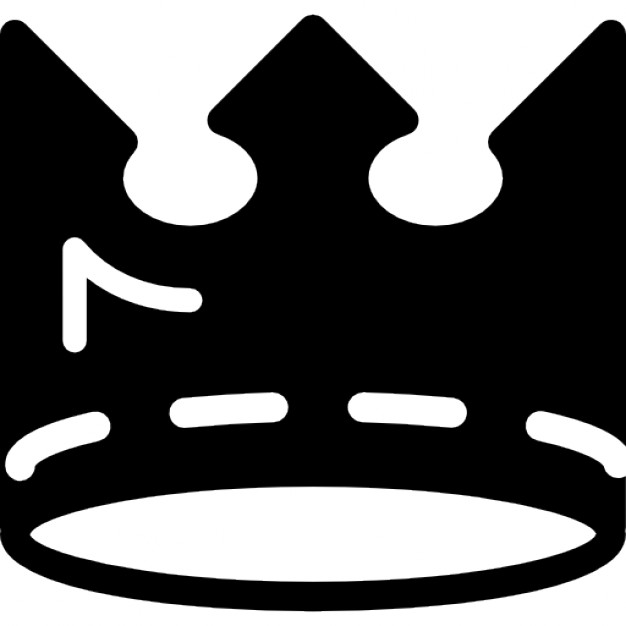 626x626 King Crown Silhouette Icons Free Download