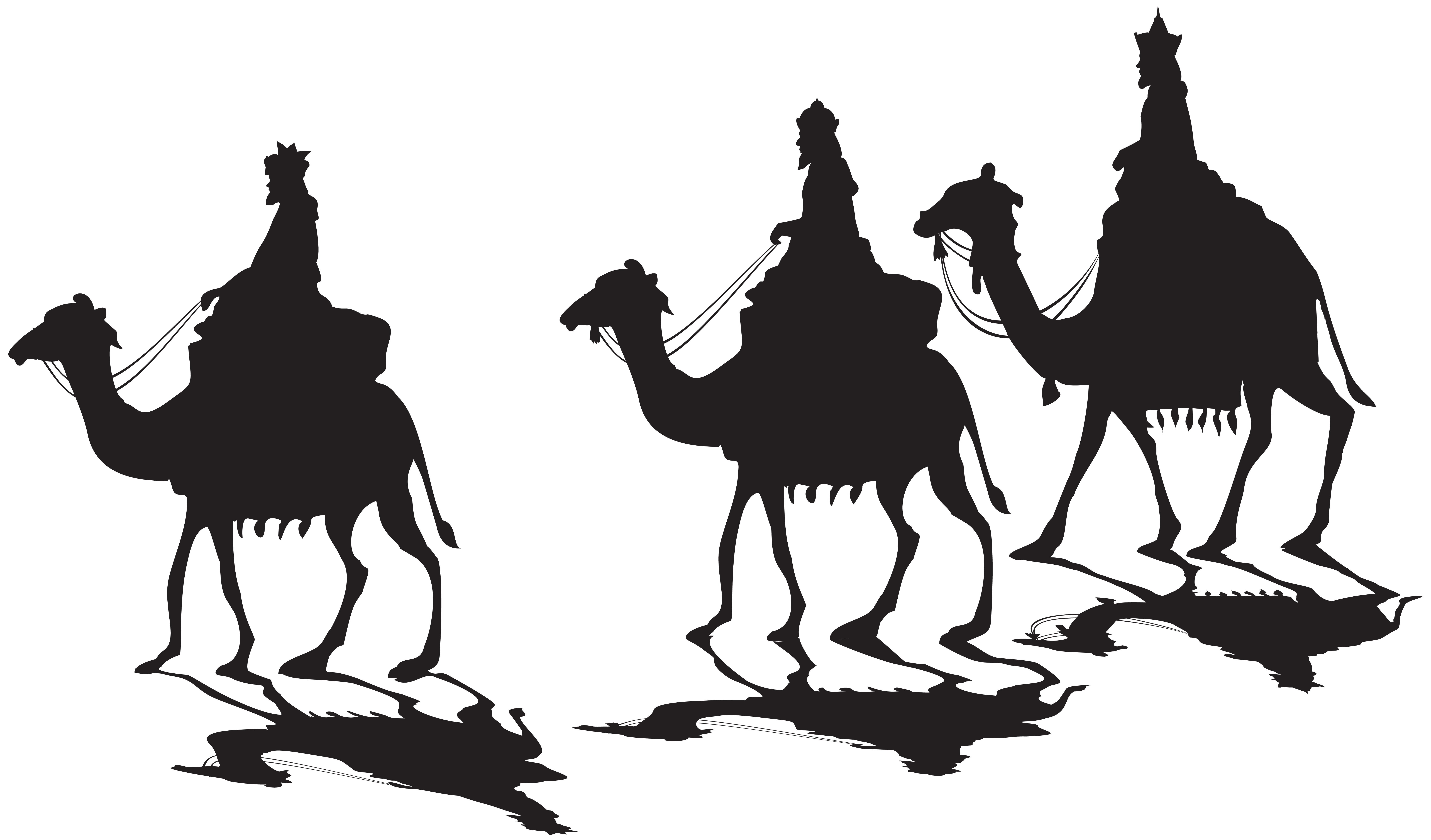 8000x4700 Three Kings Silhouette Png Clip Artu200b Gallery Yopriceville