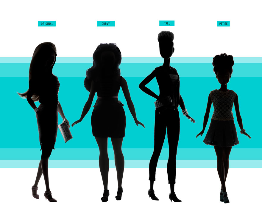 880x734 Barbie Releases 3 New Dolls With Realistic Body Shapes Bored Panda