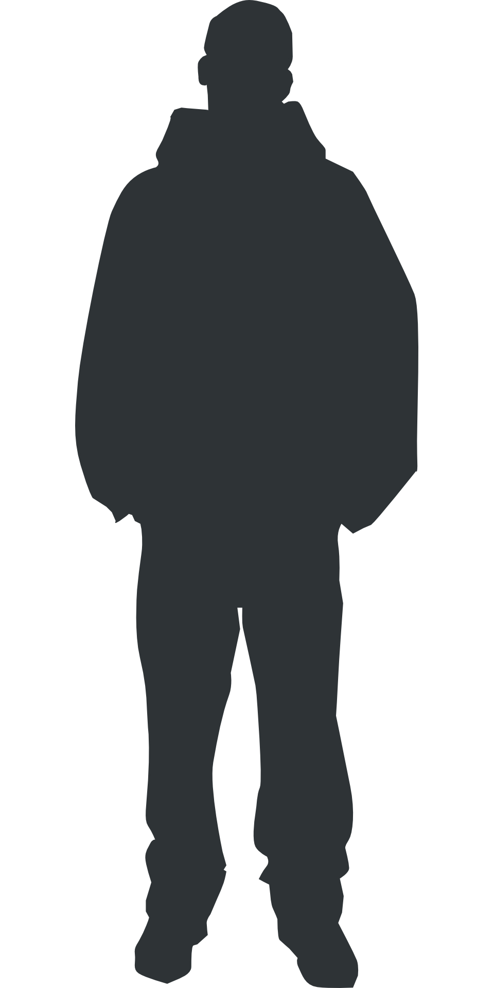 960x1920 Outline Shadow Clipart