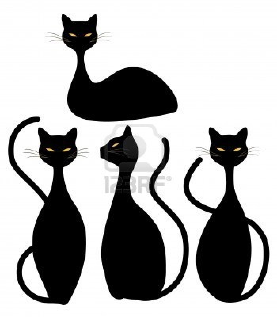 1050x1200 Feline Clipart Four