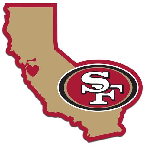 480x480 San Francisco 49ers Home State Decal Mr. Sports Wear