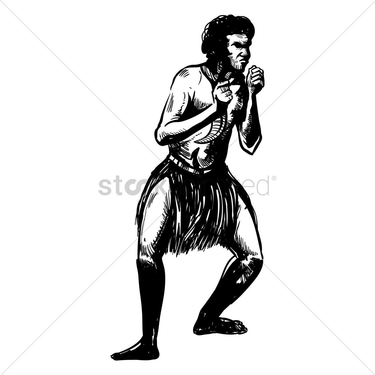 1300x1300 Aboriginal Dancing Vector Image