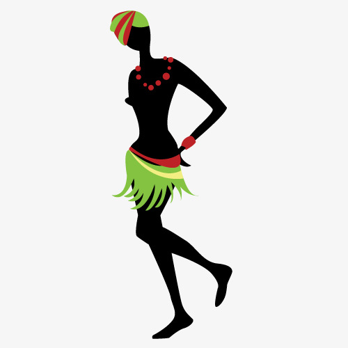 500x500 African Dancing Girl, African Elements, Black, Aboriginal Png