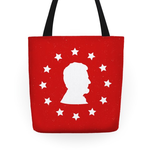 484x484 Abraham Lincoln Silhouette Tote Bag Merica Made