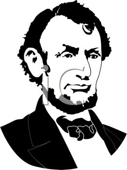 262x350 Royalty Free Clip Art Image Silhouette Of Abraham Lincoln
