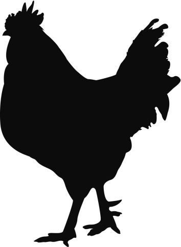 354x483 Rooster Silhouette Clipart Abs For Worksheets