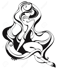 206x244 Abstract Woman Drawing