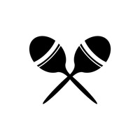 200x200 Music Instrument Instruments Musical Musicals Silhouette