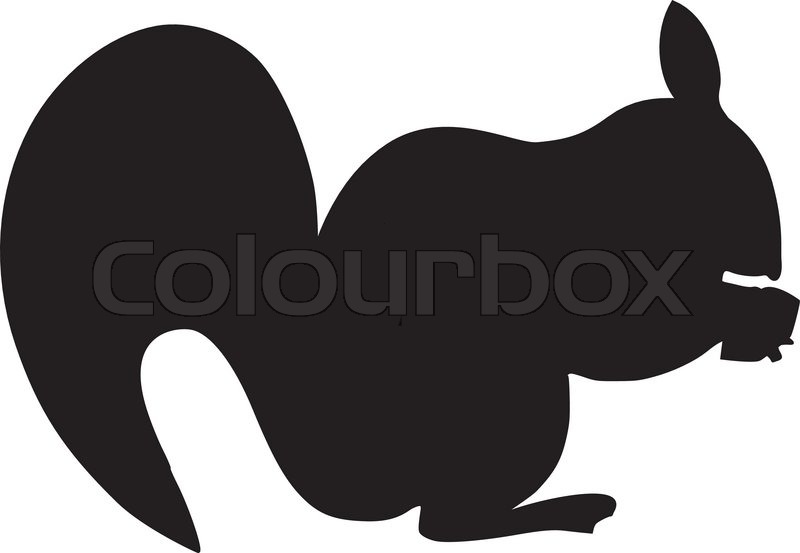 800x553 Squirrel Acorn Silhouette Clipart Panda