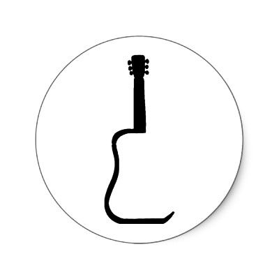 400x400 Guitar Silhouette Inspirations Board Guitars