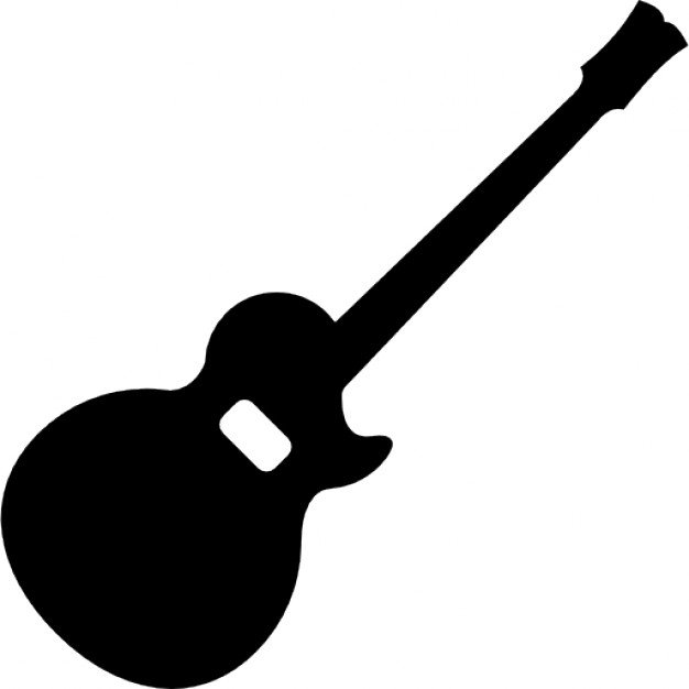 626x626 Acoustic Guitar Silhouette Icons Free Download