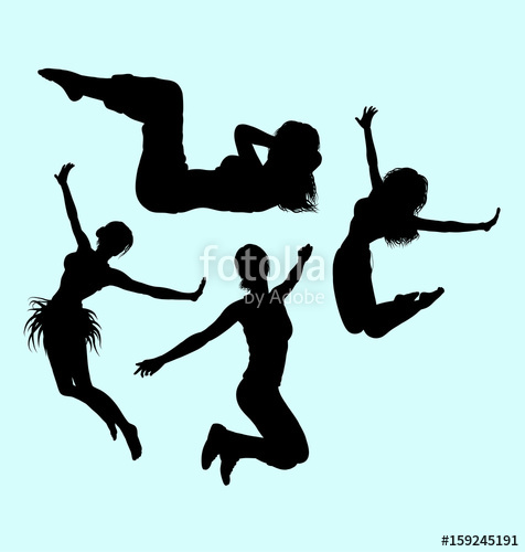 476x500 Gymnastic Teenager Girl Action Sport Silhouette. Good Use