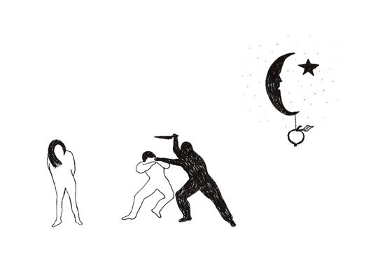 550x363 The Story Of Adam, Eve And The Forbidden Fruit As Told By Dragos