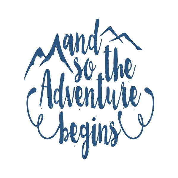 600x600 Adventure Cuttable Design Cut File. Vector, Clipart, Digital