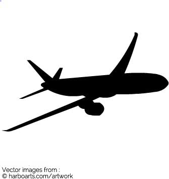 335x355 Download Plane Silhouette