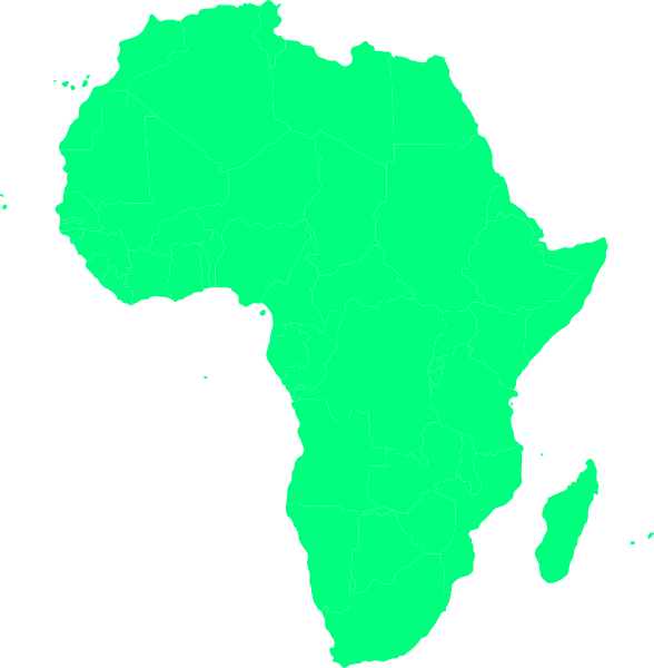 588x600 Green Africa Clip Art