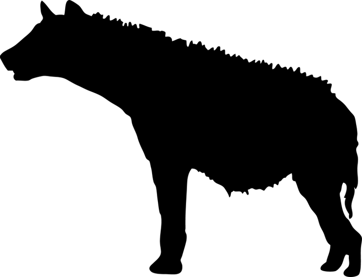 745x570 African Animal Silhouette