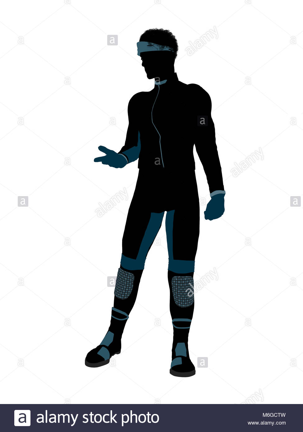 975x1390 African American Male Motorcycle Rider Art Illustration Silhouette