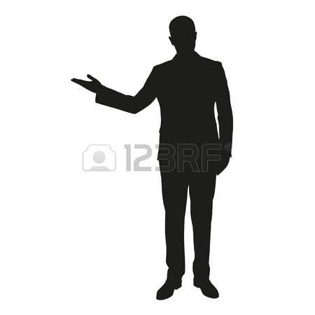 450x450 Of A Silhouette Of A Young African American Male In A Suit
