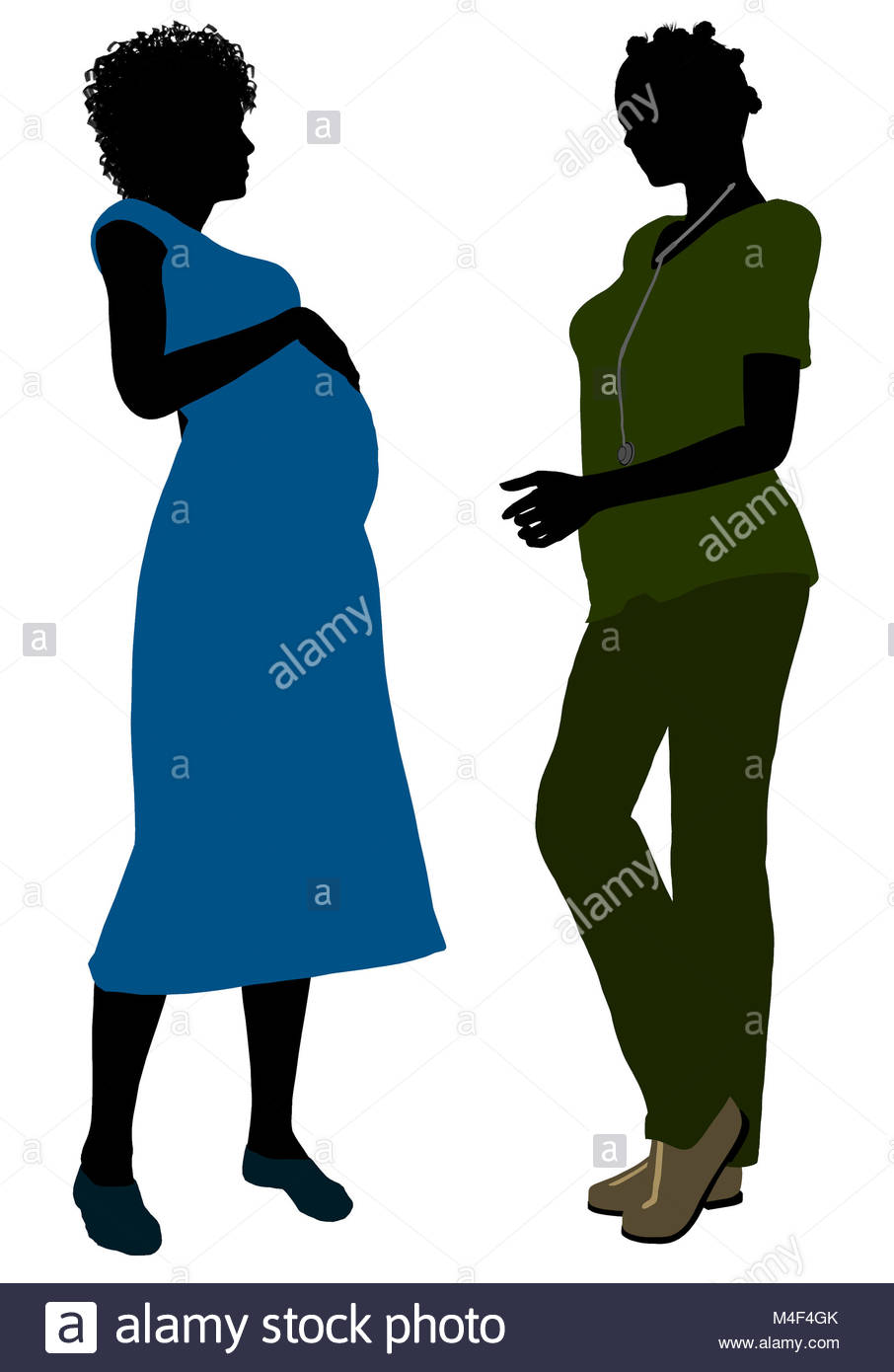 African American Pregnant Woman Silhouette at GetDrawings | Free download