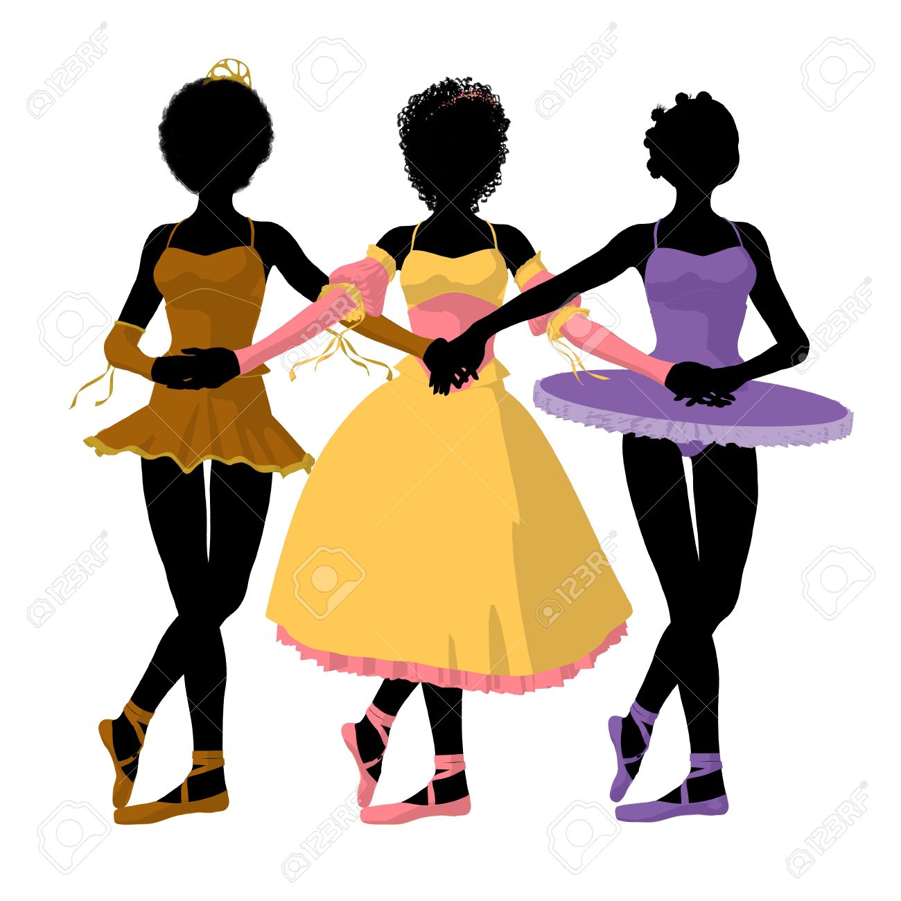 1300x1300 Ballet Clipart African American