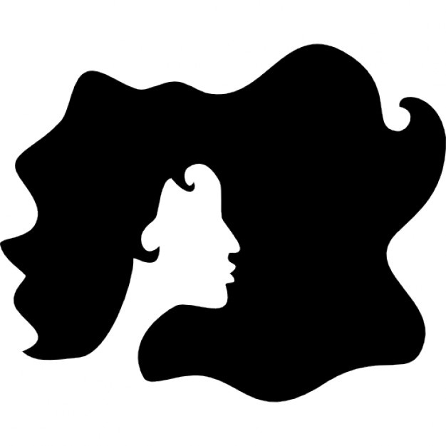 626x626 African American Hair Silhouette