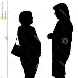 300x300 Royalty Free Stock Photos Vector Portrait Beautiful Women Profile